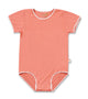Stretchy Romper (Short Sleeve) — Light Coral
