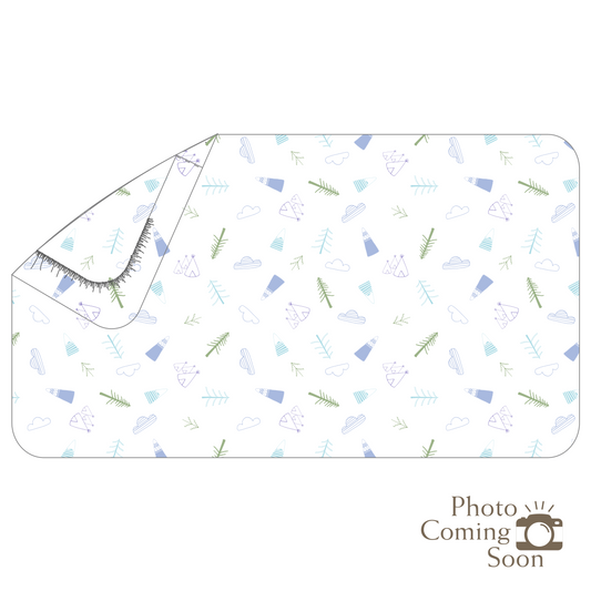 Mountains - Fitted Crib Sheet