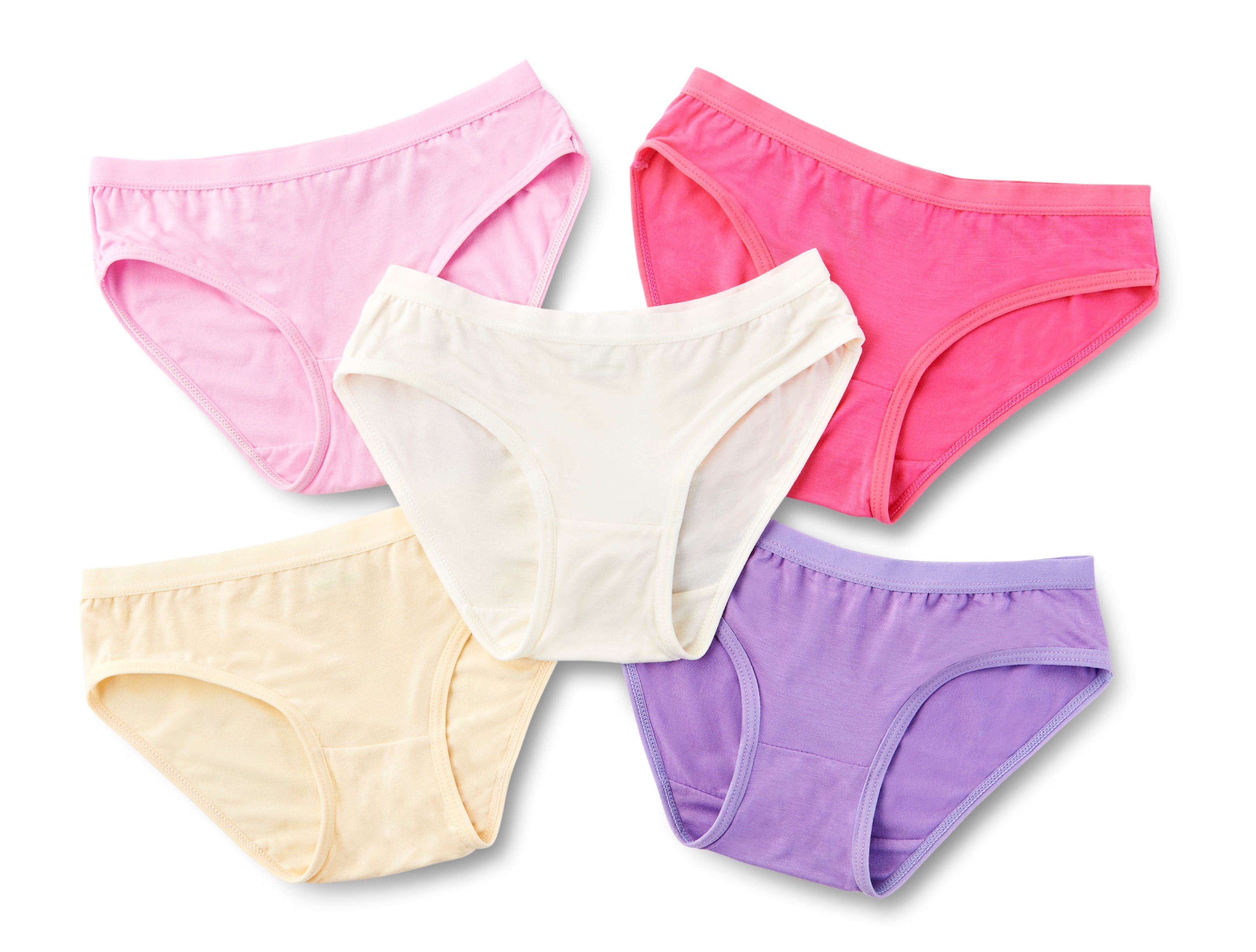Girls Briefs (Thin Band) (Pack of 5) - A – Simply Life