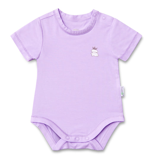 Baby Modal Short-sleeved Creeper (Front Buttons)