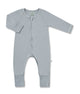 Sleepsuit (Long Sleeve, Zipper) — Grey