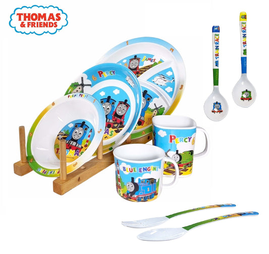 Thomas & Friends - Tableware, Bowl | Plate | Cup | Spoon | Fork (Outdoor Collection)