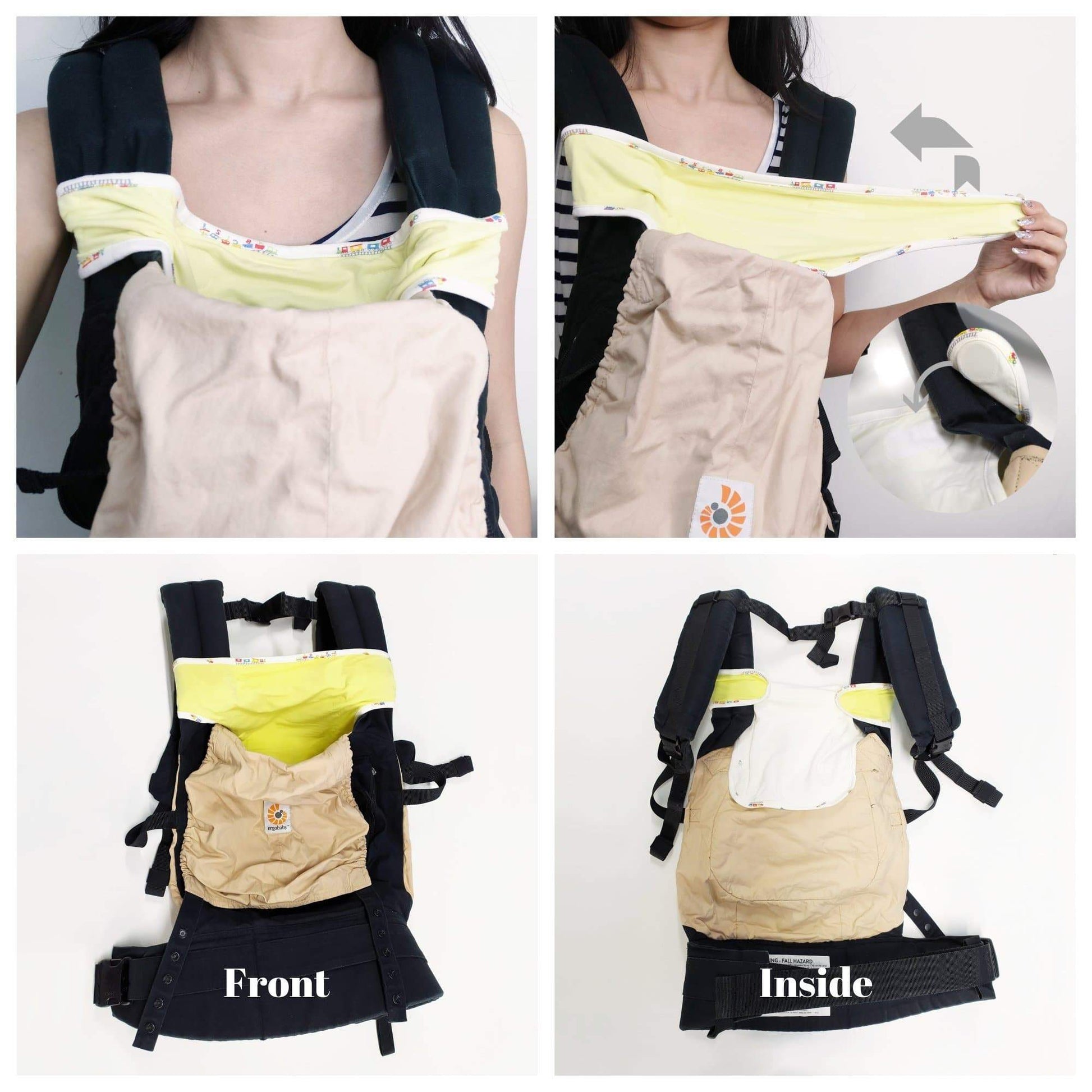 Adorable Lamb - Baby Carrier Drool & Teething Bib (Pack of 2) - Simply Life