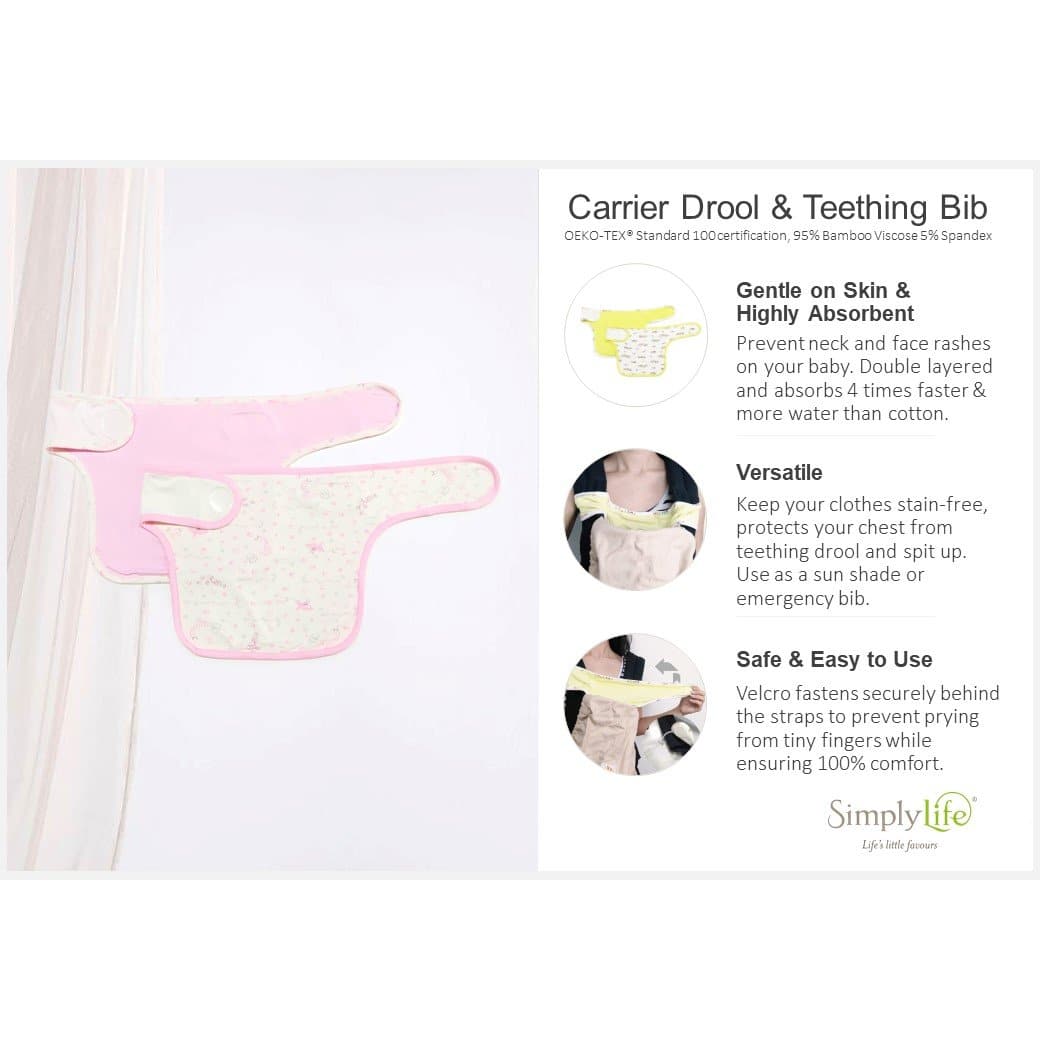 All - Baby Carrier Drool & Teething Bib (Pack of 2) - Simply Life