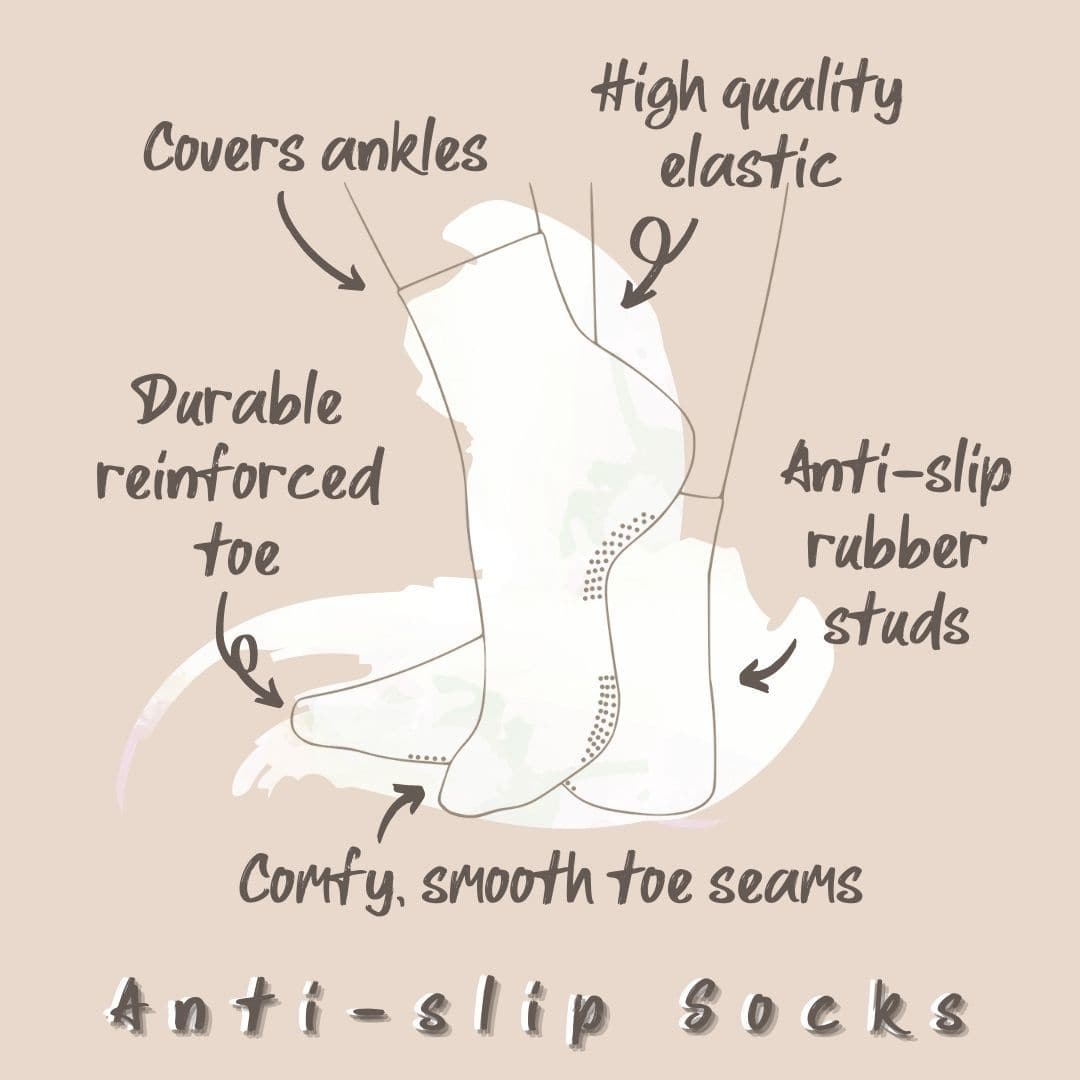 Anti-slip Bamboo Socks (2 Pairs) - Simply Life