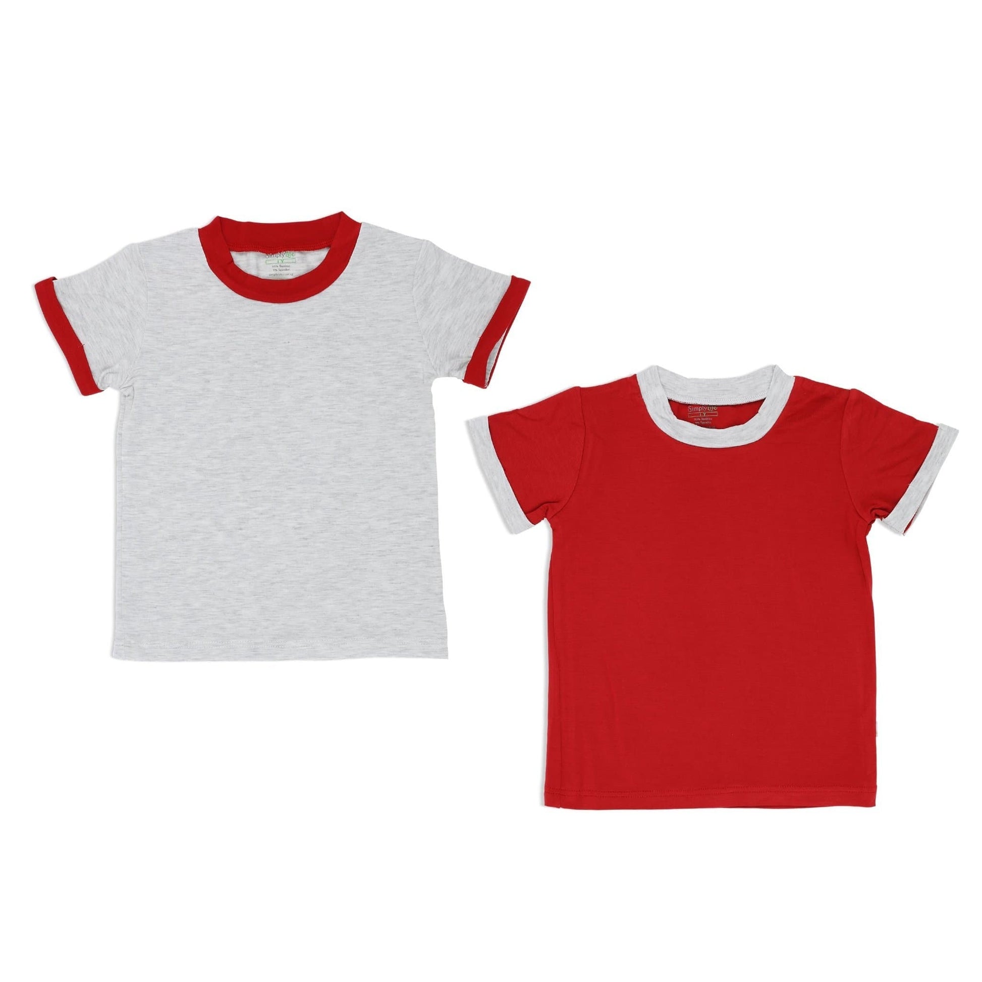 Basic Tee with folded sleeves (pack of 2) - Simply Life