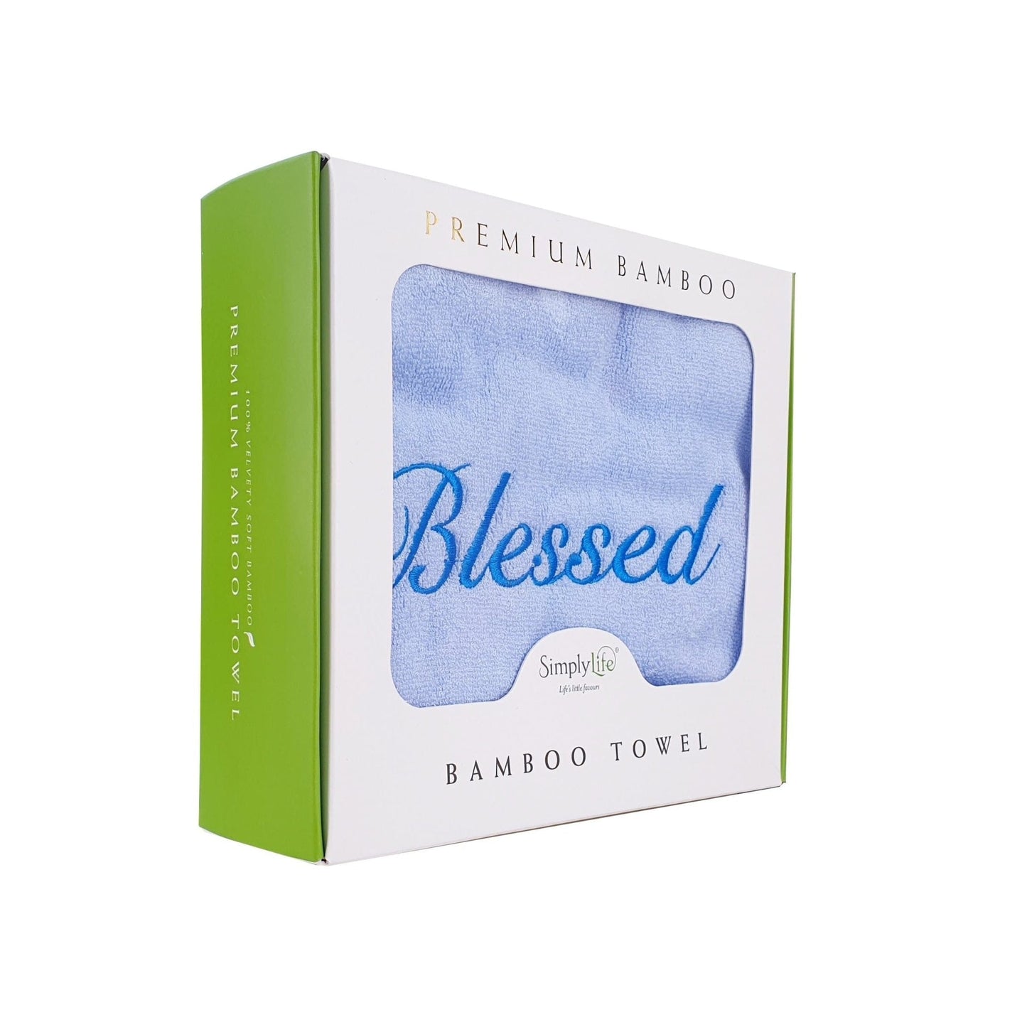 Blessed - Embroidered Premium Bamboo Towel (120x60 cm)