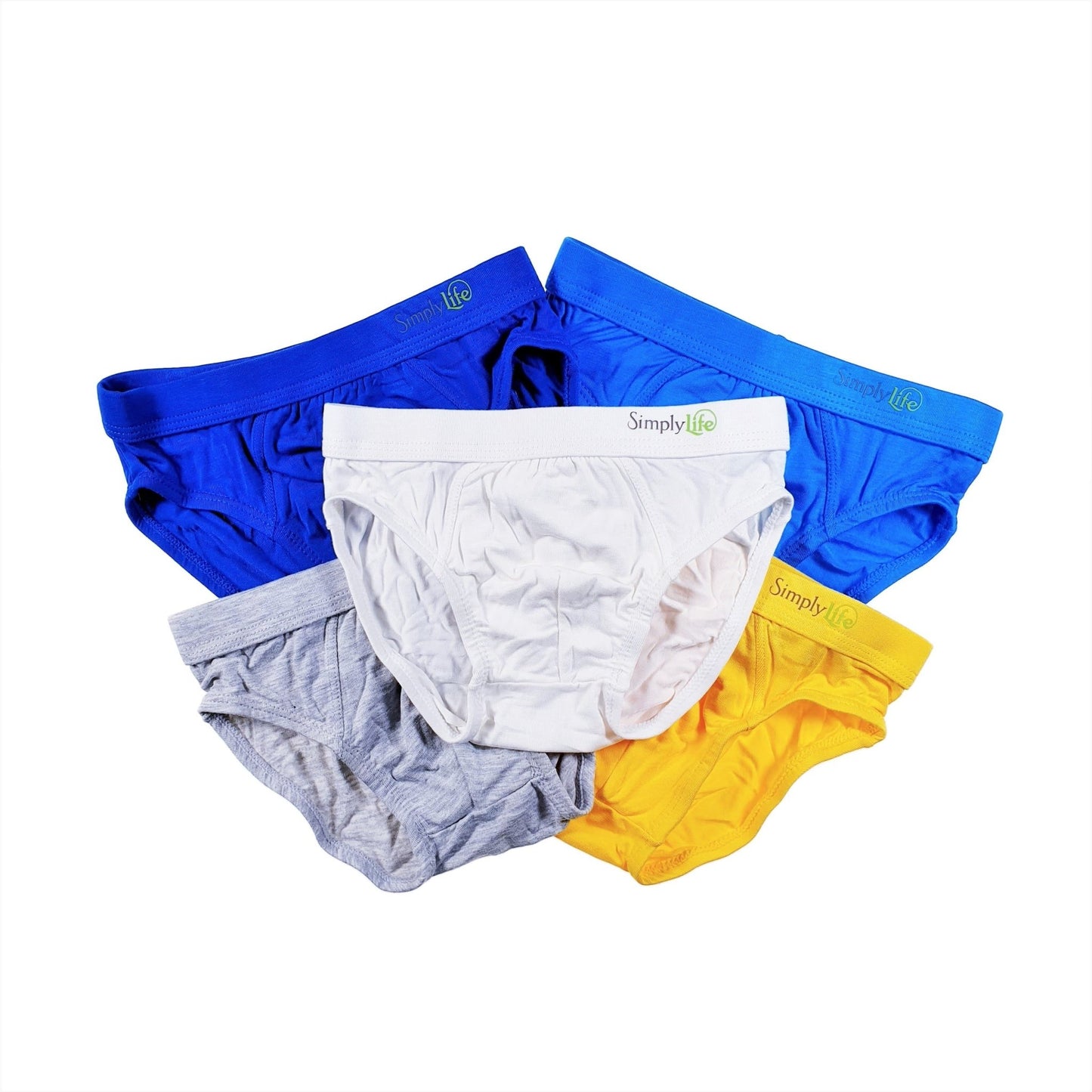 Boys Briefs (Embossed Band) (Pack of 5) - B