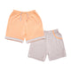 Shorts (Pack of 2) — Khaki & Orange
