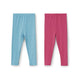 Basic Leggings (Pack of 2) — Red & Blue