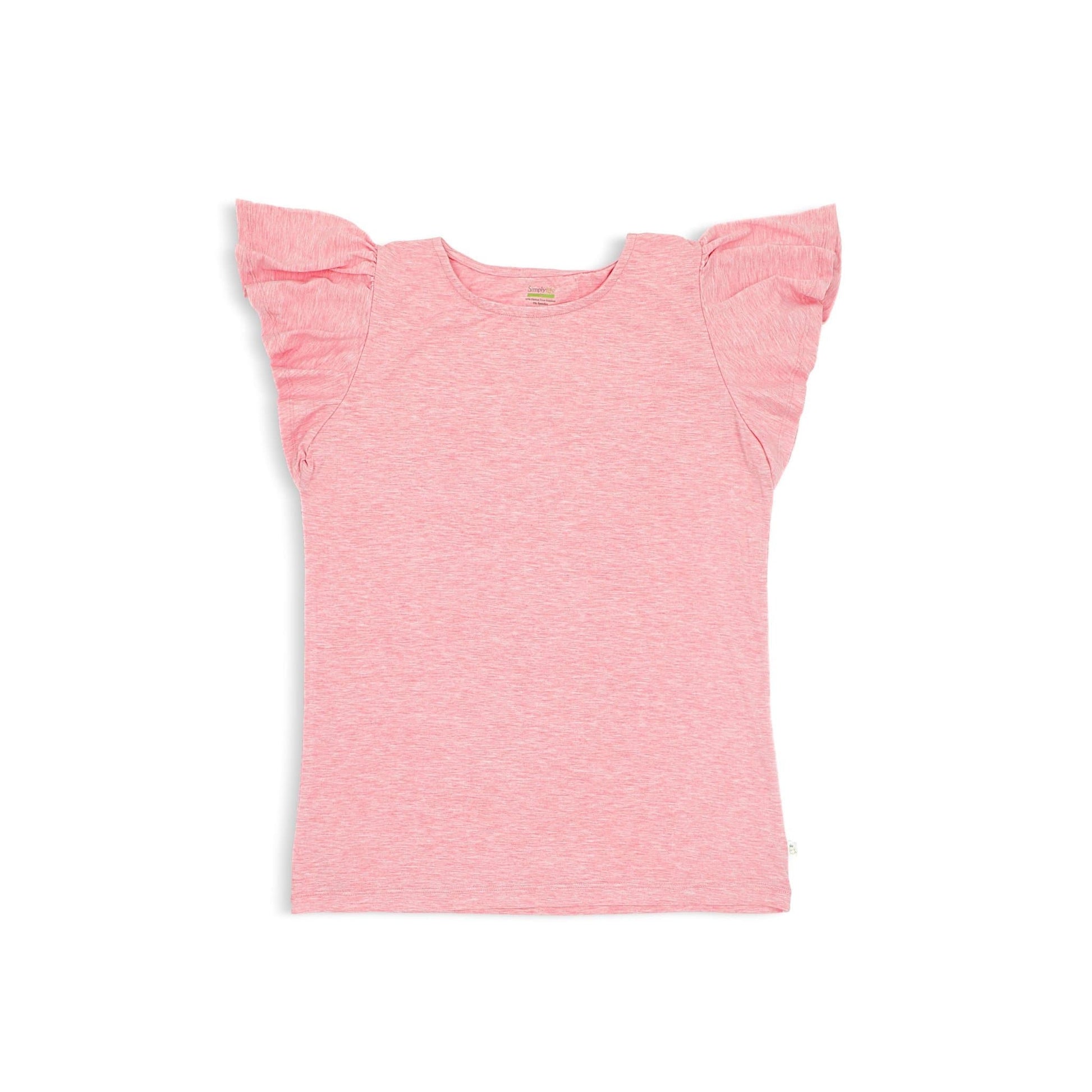 Ladies Frilled Tee - Simply Life