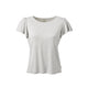 Women's Tee (Frilled Sleeves) — Grey