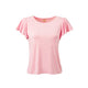 Women's Tee (Frilled Sleeves) — Pink