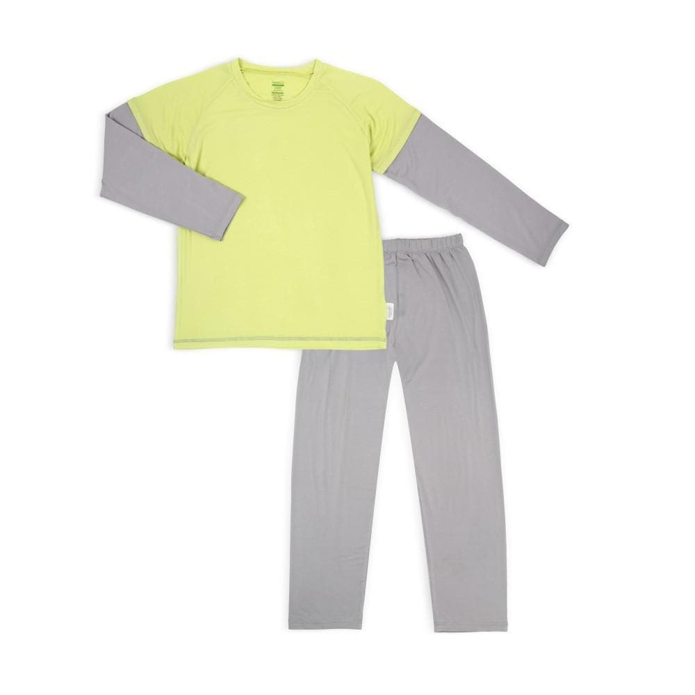 Lime / Grey - Pyjamas Set by simplylifebaby