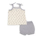 Blouse with Spaghetti Tie & Bloomer Shorts (2-pc Set) — Royale
