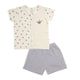 Button Vest with Shorts Set (Short Sleeve) — Royale