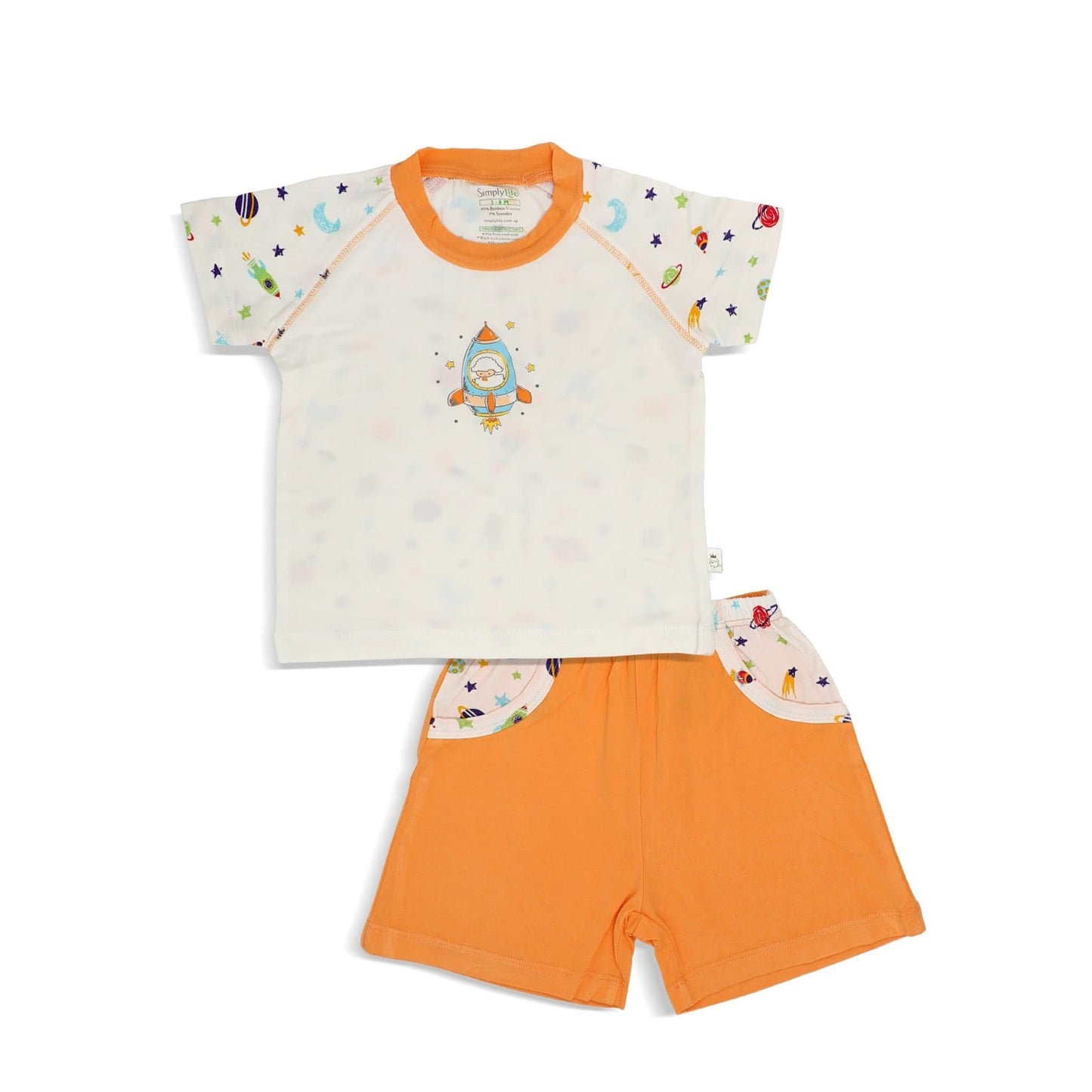 Spaceships - Shorts & Tee Set by simplylifebaby