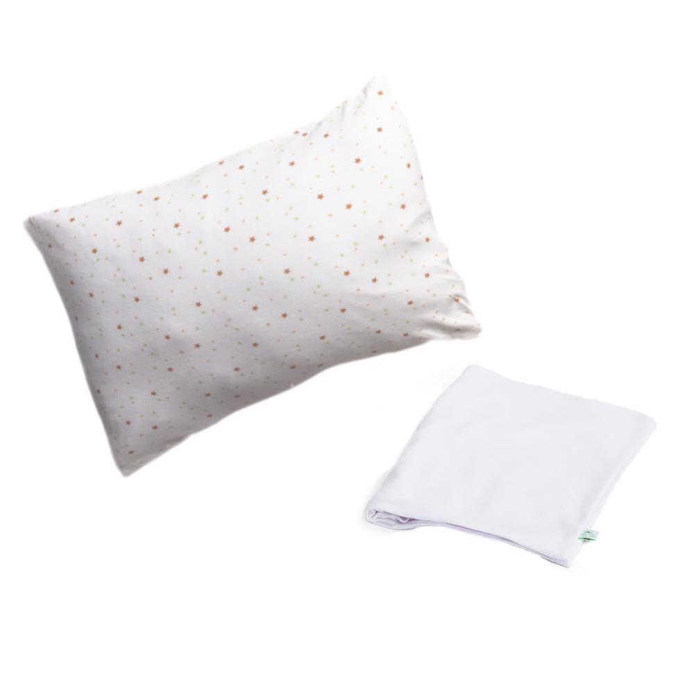 Stars (Colour) & Cream - Baby Pillowcase (2-pc Pack) - Simply Life