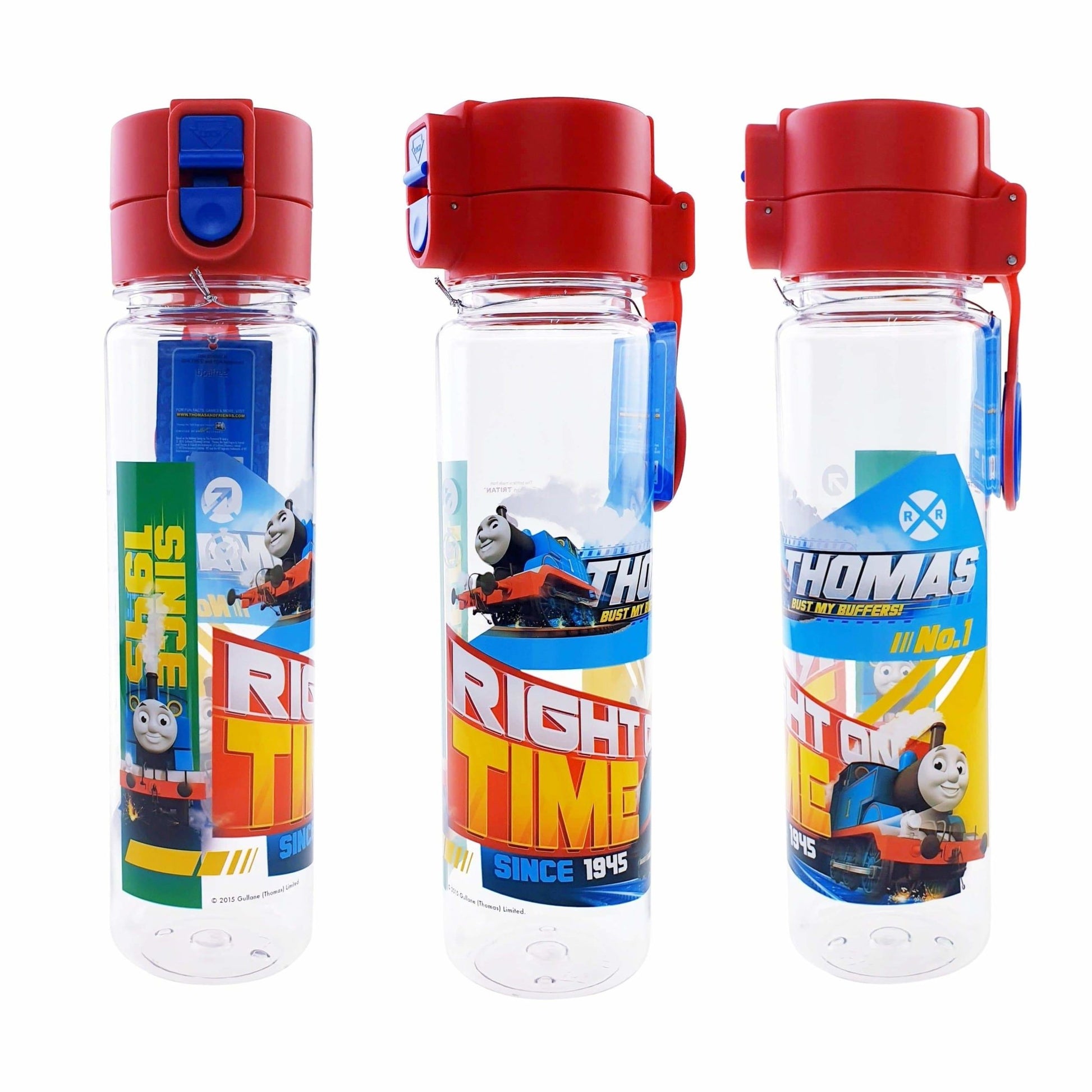 Thomas & Friends - 600 ml Water Bottle (BPA Free) - Various Prints/Caps - Simply Life