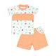 Shorts & Tee Set (Mock Pockets) — Travel (Stripe)