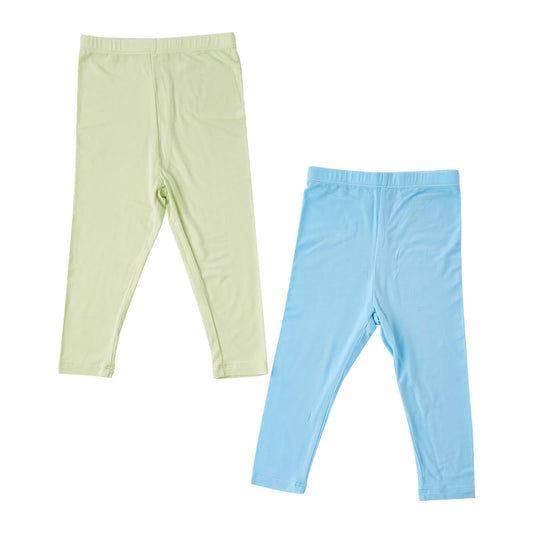 Turquoise & Mint - Unisex Kids Basic Leggings (pack of 2) - Simply Life